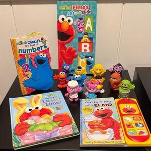 Sesame Street Books and Toy Characters